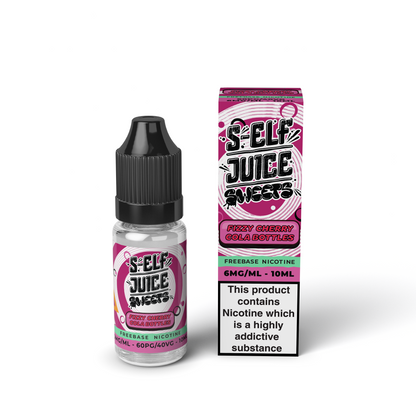 Fizzy Cherry Cola Bottles 10ml HPG High PG Freebase Nicotine Vape E-Liquid UK S-Elf Juice Sweets